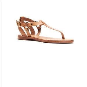 NIB FRYE SANDALS RACHEL RING T STRAP MSRP $198🌹